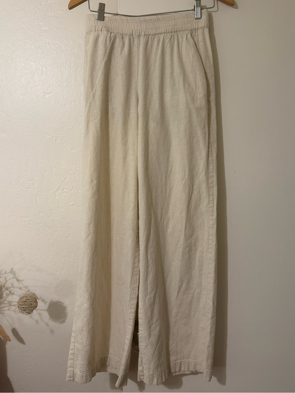 Marine Layer Tan Allison Hemp Pant XS - Picture 6 of 6